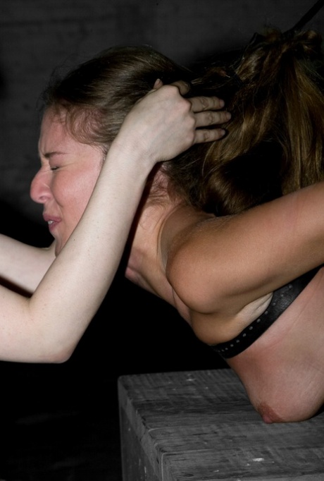 Kinky Jade Marxxx  Sarah Jane Ceylon get slapped and toyed in bondage